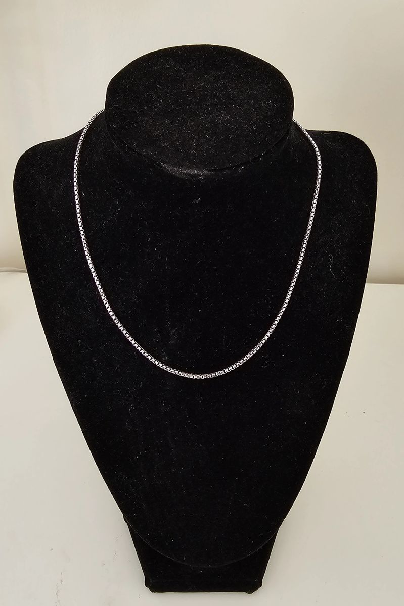 925 Sterling Silver Chain (2mm thickness) 16inch Length